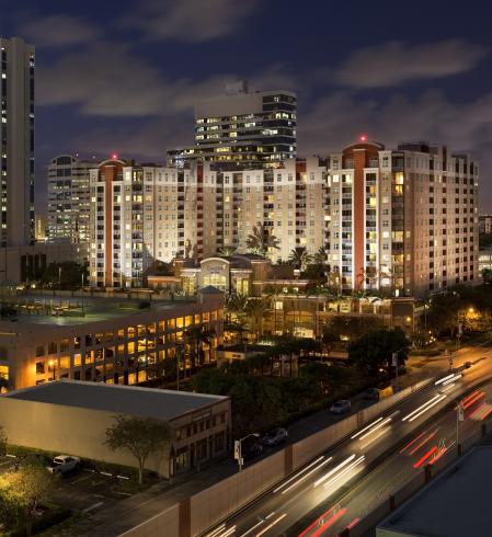 Camden Las Olas Apartments in Downtown Fort Lauderdale, Florida.