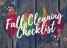 Doing a fall cleaning Heard of spring cleaning? Try doing a fall cleaning!
